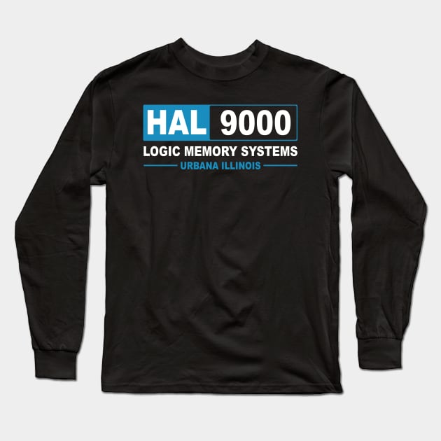 Hal 9000 Logic Memory Systems Long Sleeve T-Shirt by Meta Cortex